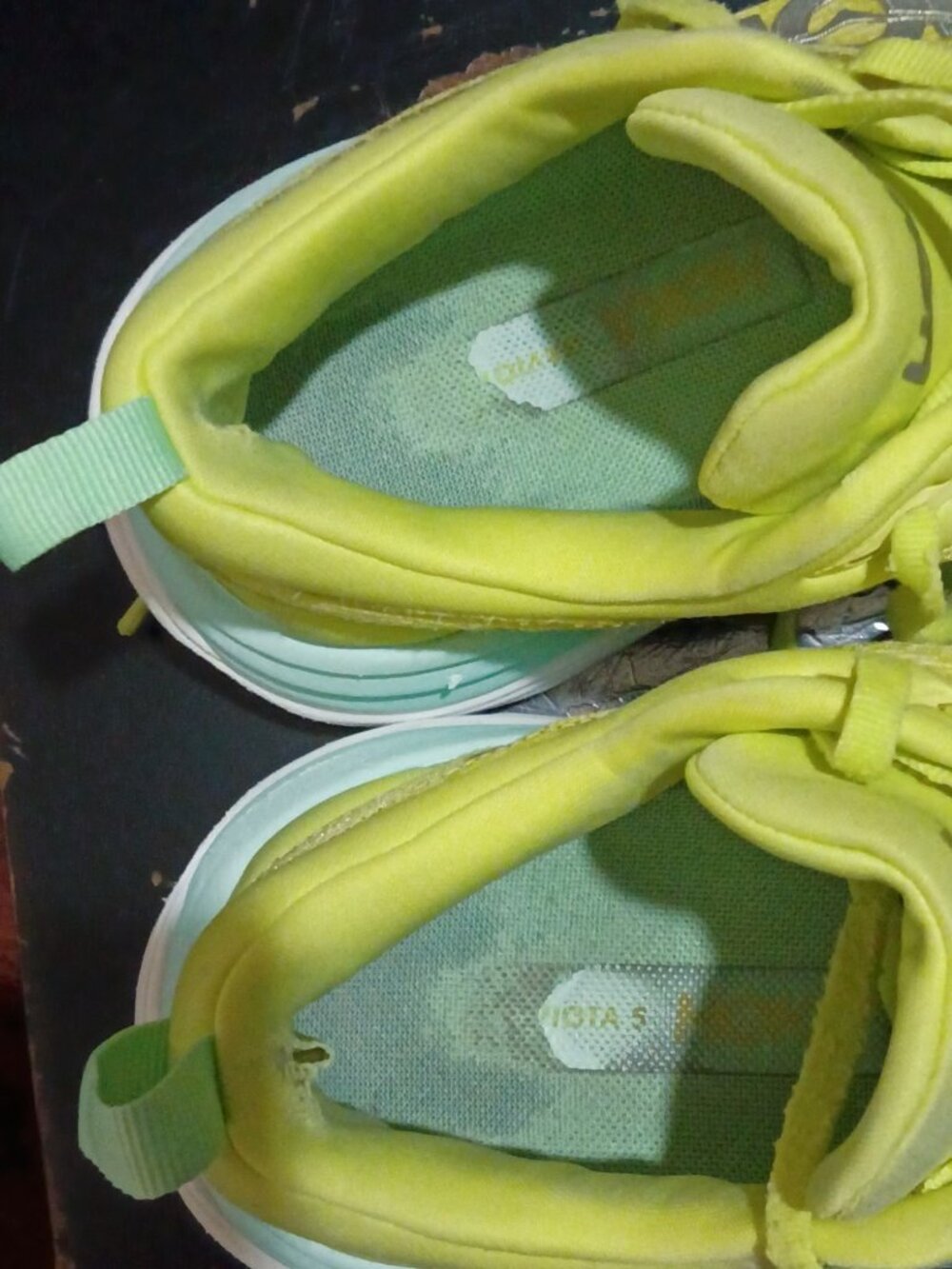Hoka One One Gaviota 5 Womens  Size 7B Shoes Yellow Running Sneaker 1134235 CGSO - Picture 11 of 14